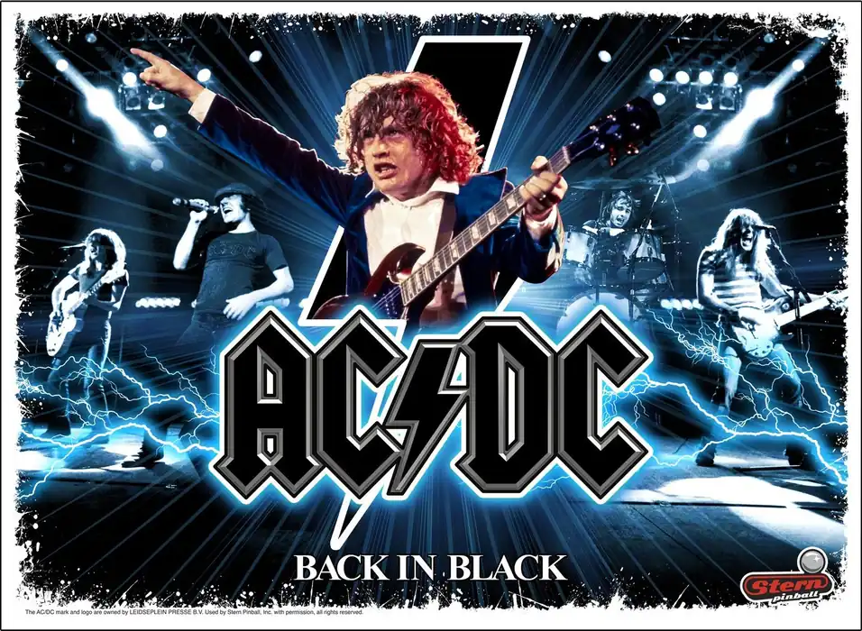 AC/DC Back In Black (Limited Edition) virtual pinball table