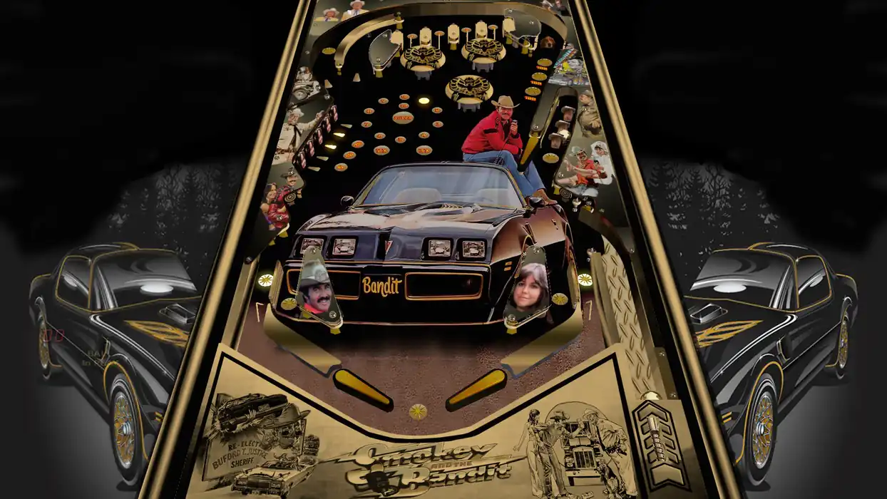 Smokey and the Bandit virtual pinball table