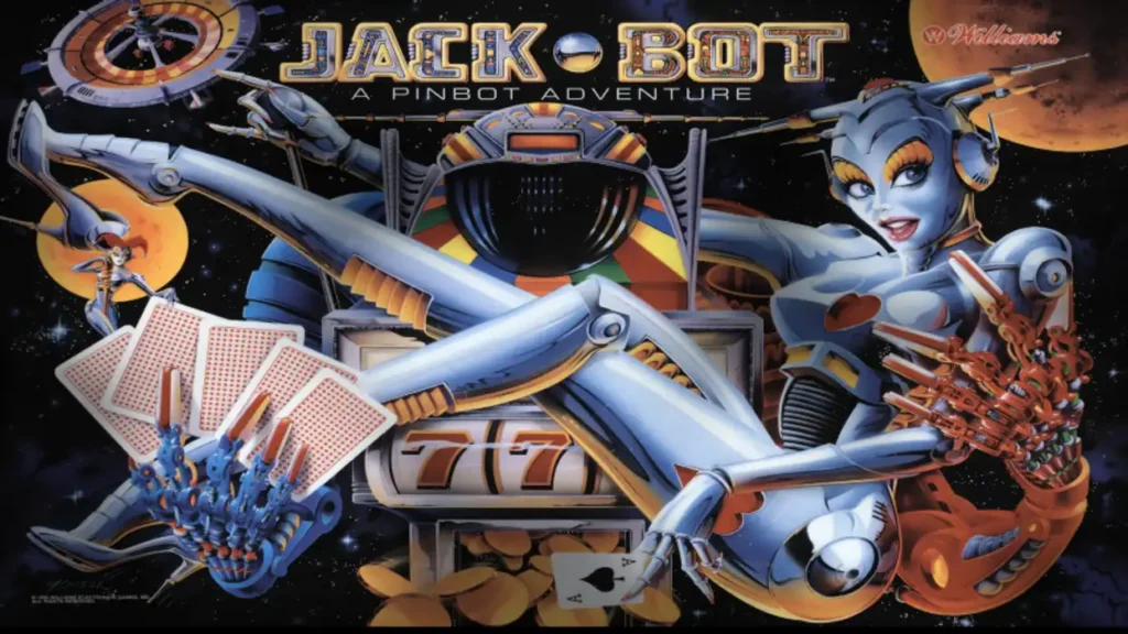 Jack-Bot virtual pinball table