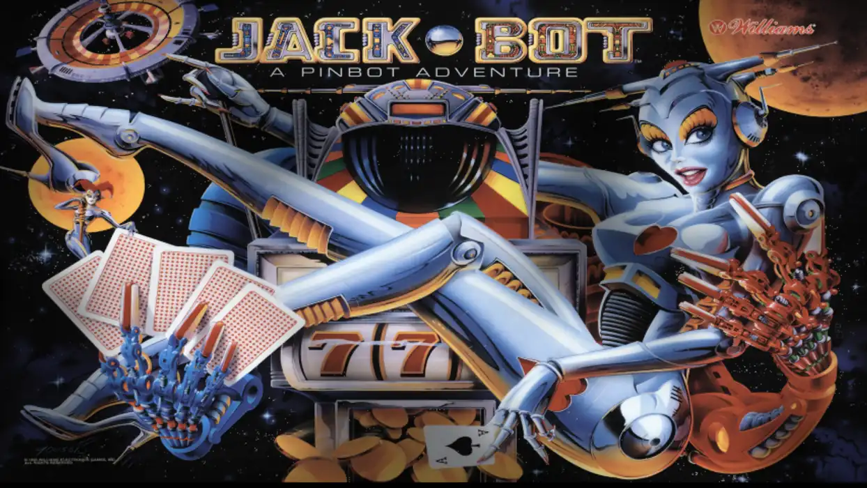 Jack-Bot virtual pinball table