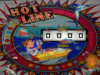 Hot Line virtual pinball table