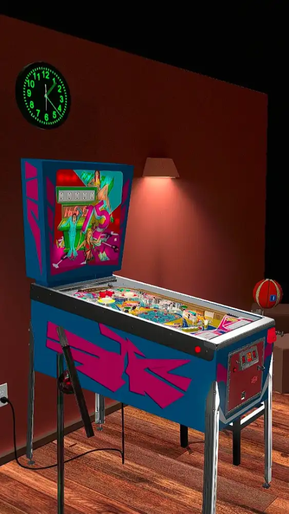Fifteen virtual pinball table