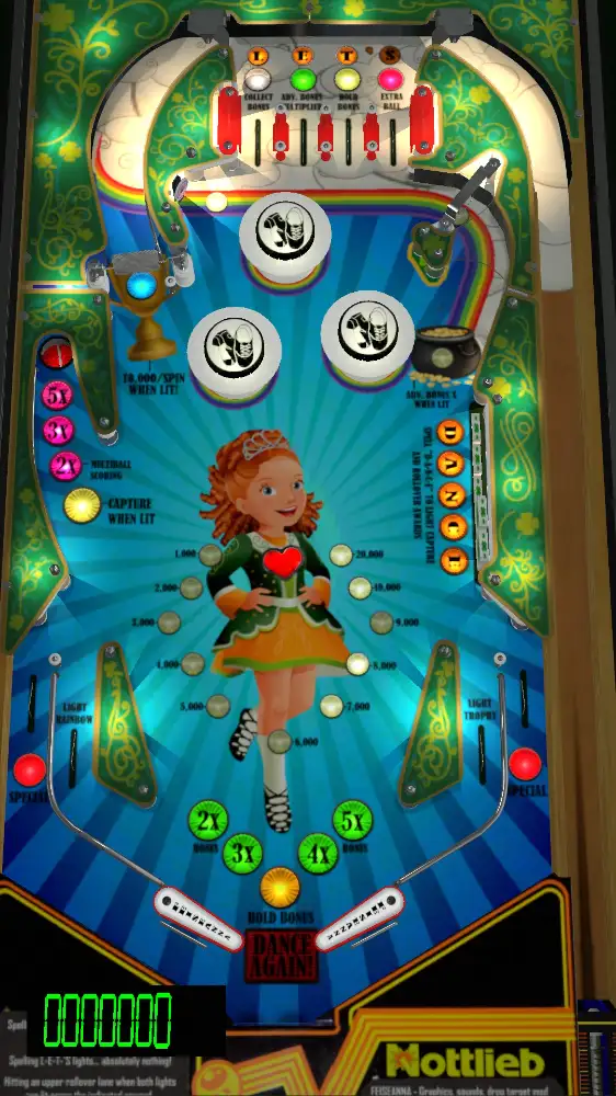 Feiseanna virtual pinball table