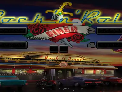 Rock N Roll Diner virtual pinball table