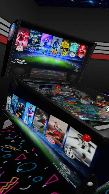 Champions League 2021 virtual pinball table