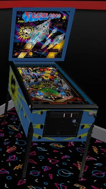 Flight 2000 virtual pinball table