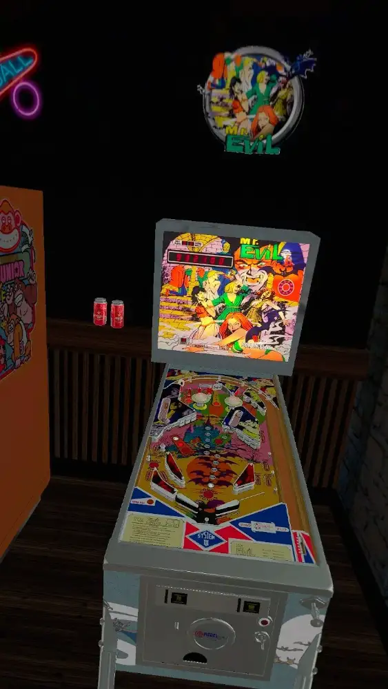 Mr. Evil virtual pinball table