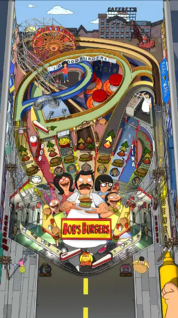 Bob’s Burgers Pinball virtual pinball table