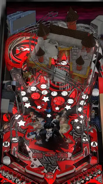 Persona 5 Demo virtual pinball table