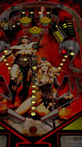Conan virtual pinball table