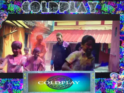 Coldplay Pinball virtual pinball table