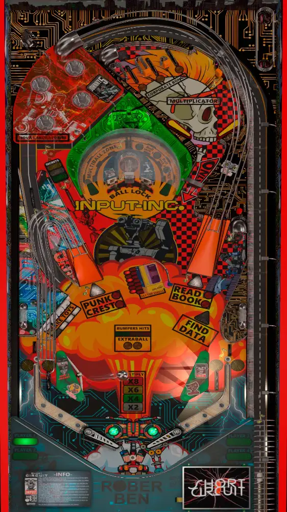 Short Circuit virtual pinball table