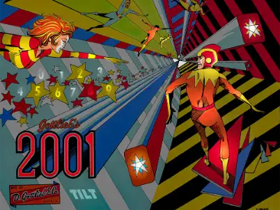 2001 virtual pinball table