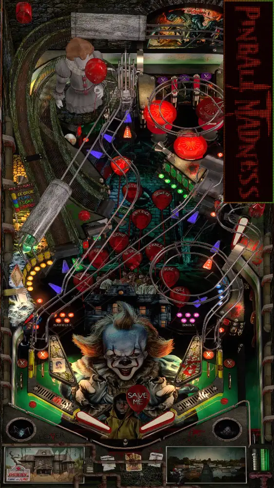 It Pinball Madness virtual pinball table