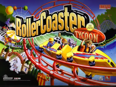 RollerCoaster Tycoon virtual pinball table