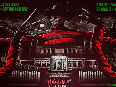 Nightmare on Elm Street virtual pinball table