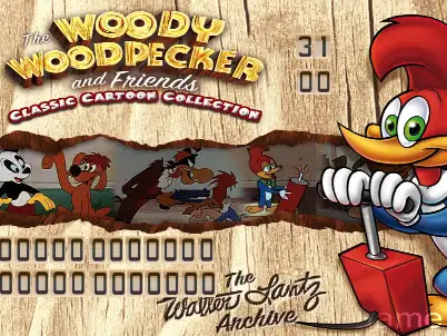 Woody Woodpecker virtual pinball table