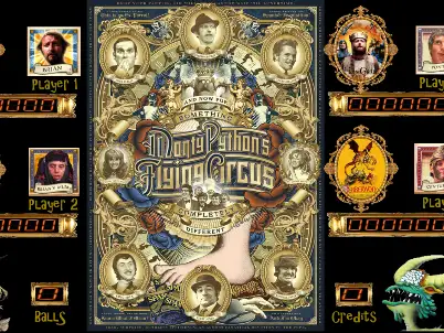 Monty Python virtual pinball table