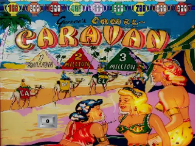Camel Caravan virtual pinball table