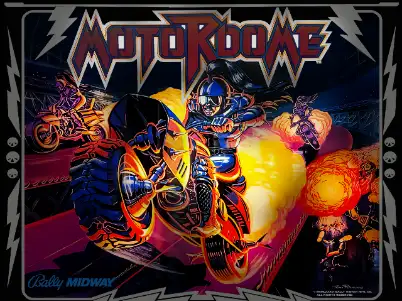 Motordome virtual pinball table