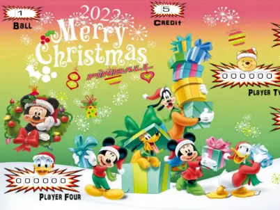 Mickey Mouse Happy Christmas virtual pinball table
