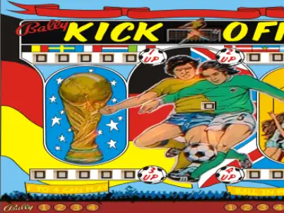 Kick Off virtual pinball table