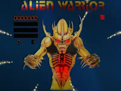 Alien Warrior virtual pinball table
