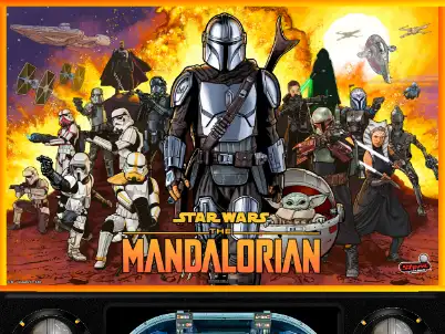 The Mandalorian virtual pinball table