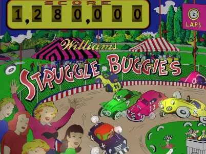 Struggle Buggies virtual pinball table