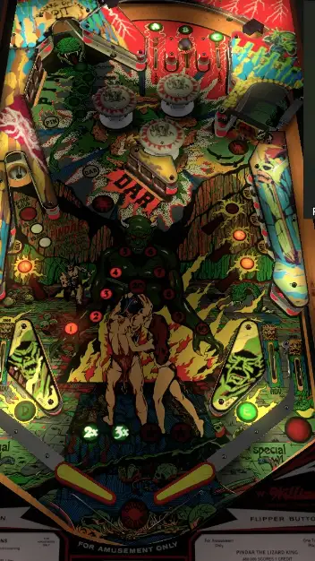 Pindar – The Lizard King virtual pinball table