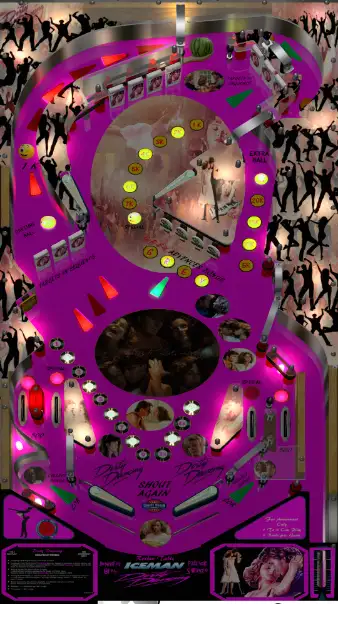 Dirty Dancing virtual pinball table
