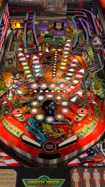 Death Race 2000 virtual pinball table