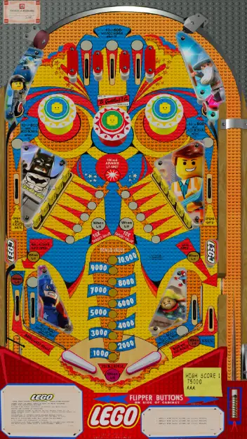 LEGO Pinball virtual pinball table
