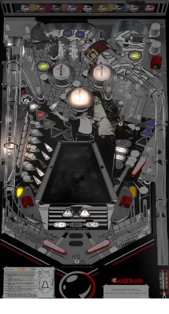 Bad virtual pinball table