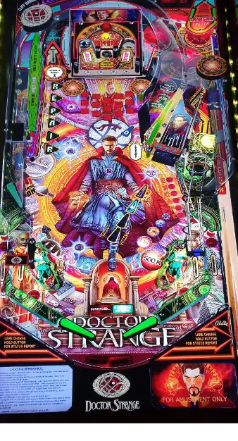 Doctor Strange virtual pinball table