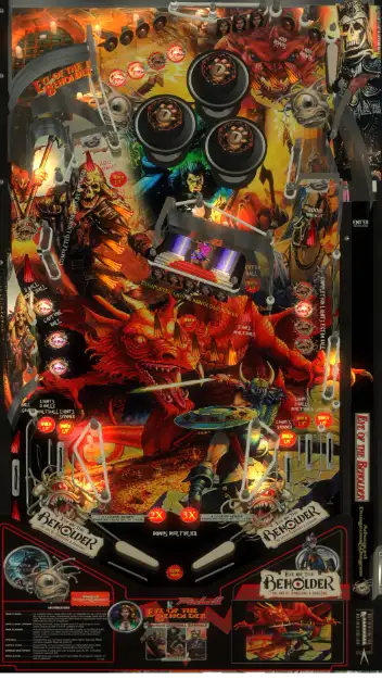 Eye of the Beholder Pinball virtual pinball table