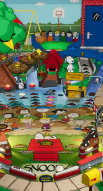 Peanuts’ Snoopy Pinball virtual pinball table