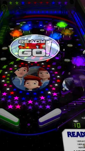 Ready Jet Go virtual pinball table