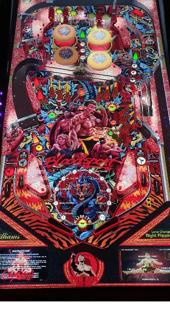 Bloodsport virtual pinball table