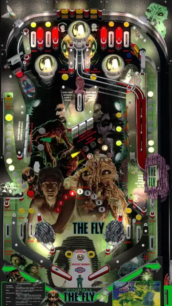 The Fly virtual pinball table