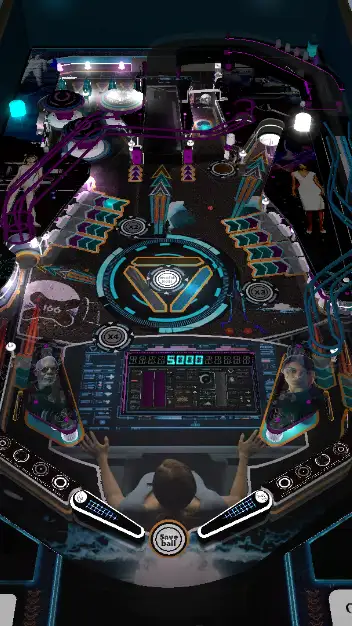 Oblivion virtual pinball table