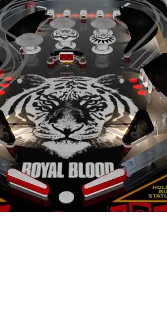 Royal Blood virtual pinball table