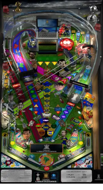 Copa Libertadores 2018 virtual pinball table
