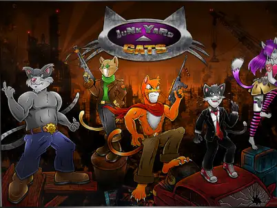 Junkyard Cats virtual pinball table