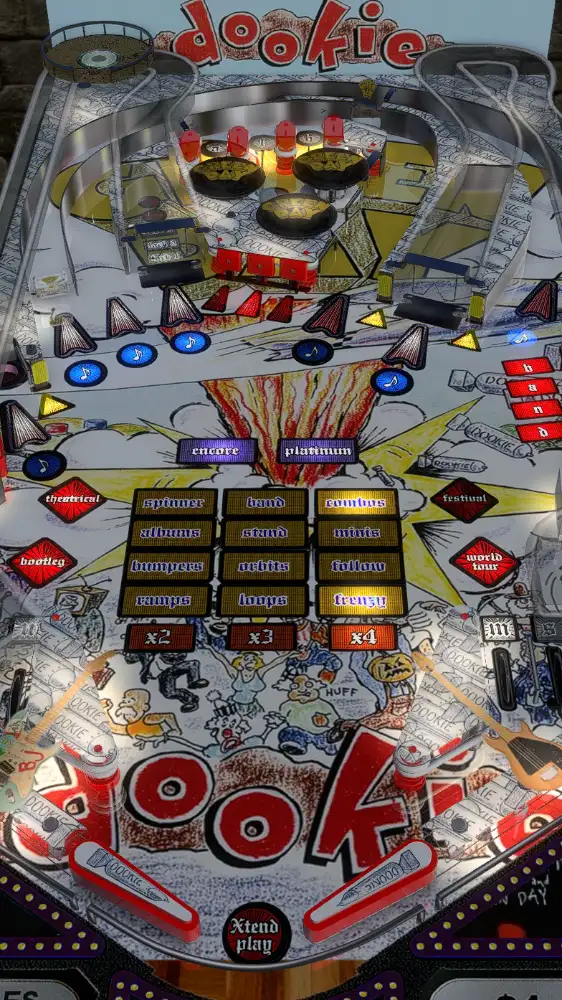 Green Day – Dookie virtual pinball table