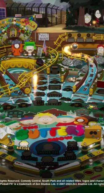 South Park – Butters’ Very Own Pinball Game virtual pinball table
