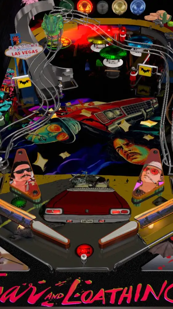 Fear and Loathing virtual pinball table