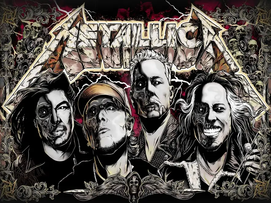 Metallica Remastered virtual pinball table