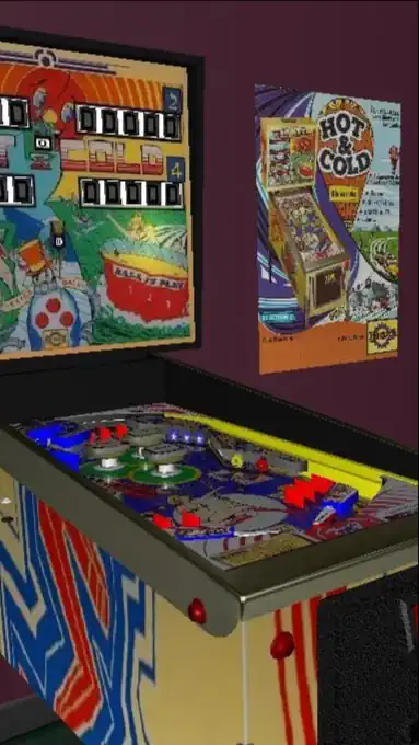 Hot &amp; Cold virtual pinball table
