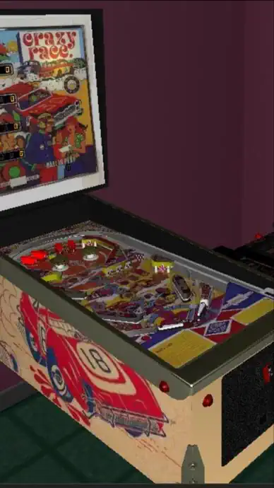 Crazy Race (Petaco recel 1978) 4 PL virtual pinball table